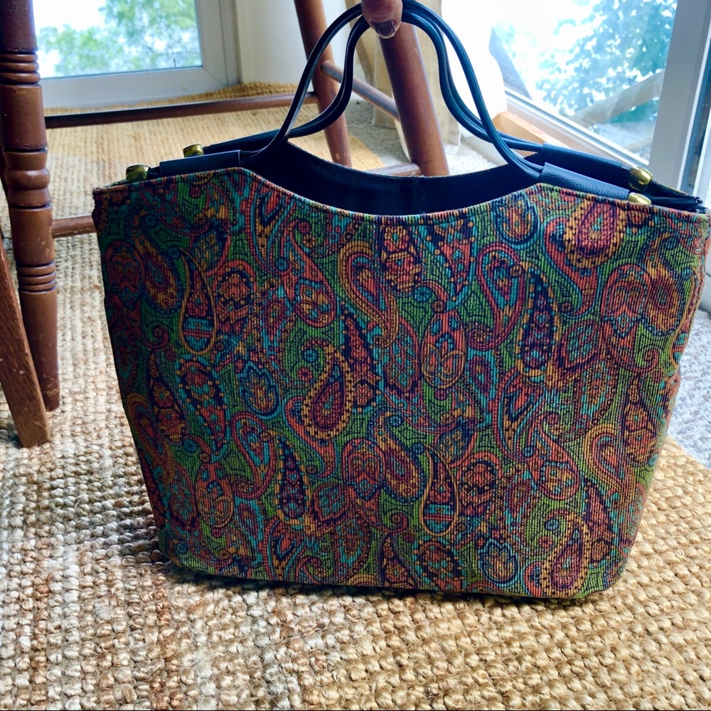 Vintage Corduroy Handbag
